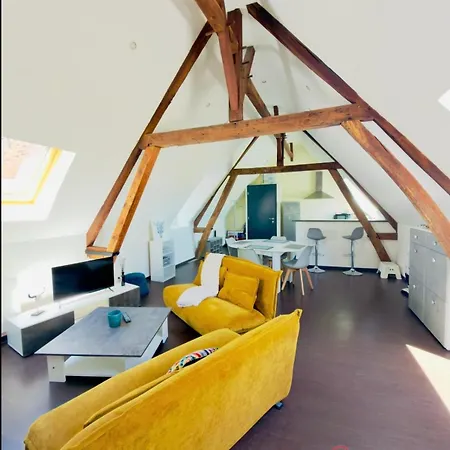 아파트 Le Loft Des Poutres La Fere
